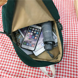 Nylon Waterproof Shoulder Bag School Backpack Rucksack