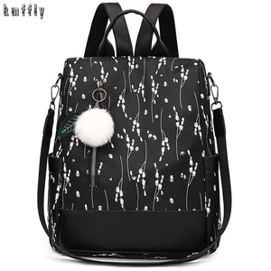 Women Oxford Cloth Shoulder Bag School Travel Backpack Mochila Feminina