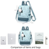 Women Oxford Cloth Shoulder Bag School Travel Backpack Mochila Feminina