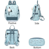 Women Oxford Cloth Shoulder Bag School Travel Backpack Mochila Feminina