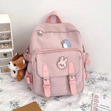 Small Backpack Women Shoulder Bag Multi-Function Bagpack