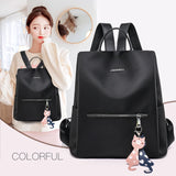 Women Waterproof Oxford Cloth School Bag for Girls