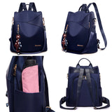 Waterproof Oxford Cloth School Bags for Teenage Girls Ladies Shoulder Bags