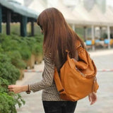 Women's Dual-use PU Leather Crossbody Shoulder Bag Tote Messenger Hobo Bag