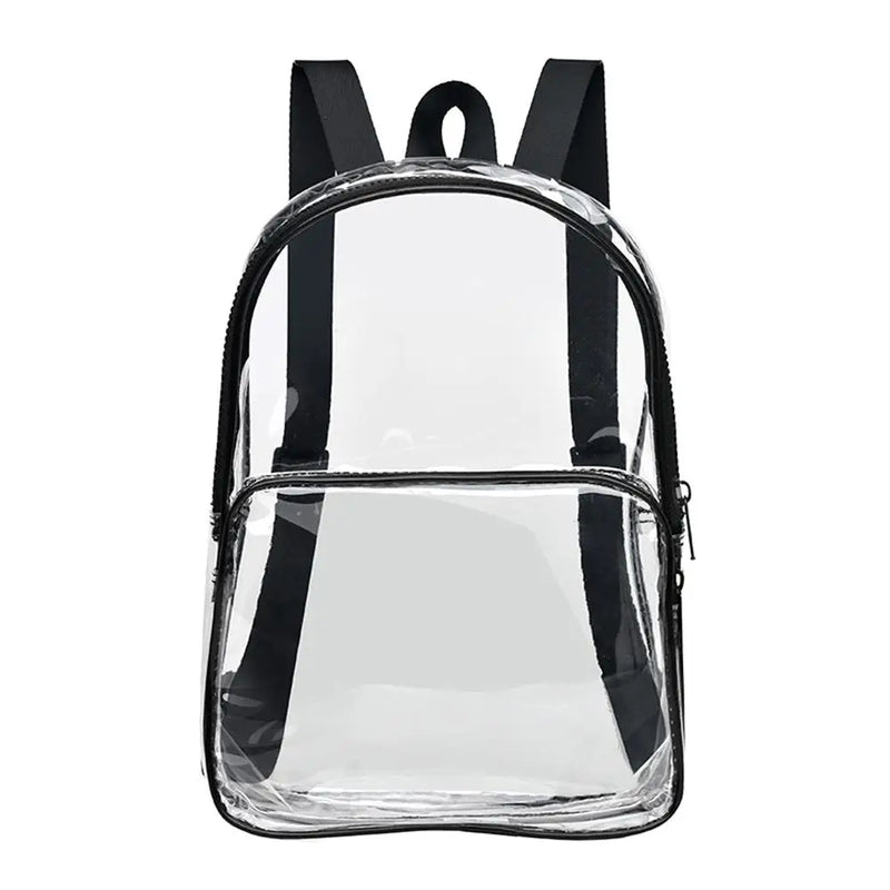 Retro Denim Transparent Daypack Travel Bag Laptop Bag for Men Women