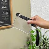 Retro Denim Transparent Daypack Travel Bag Laptop Bag for Men Women