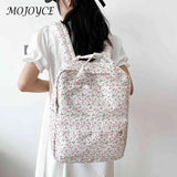 Small Fresh Retro Denim Cloth Daypack Schoolbag for Girls