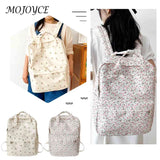 Small Fresh Retro Denim Cloth Daypack Schoolbag for Girls