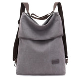 Canvas Anti-Theft Travel Backpack for Girls Teenager