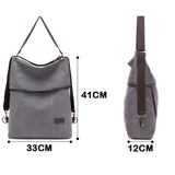 Canvas Anti-Theft Travel Backpack for Girls Teenager