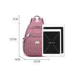 Women's Mini Plaid Backpack Shoulder Bag