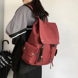Retro Unisex Travel School Bookbag Laptop Bag Large Capacity Backpack