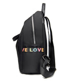 Waterproof Backpack for Women School Bags Female Solid Travel Mochila