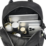 Waterproof Backpack for Women School Bags Female Solid Travel Mochila