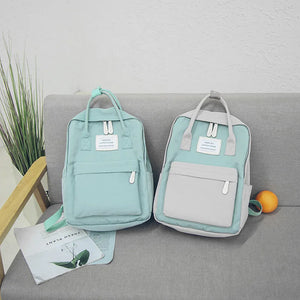 Canvas Travel Backpack School Bags for Teenage Girls Boys