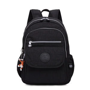 Waterproof Nylon Backpacks Women Laptop Bagpack Unisex School Backpack
