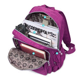 Waterproof Nylon Backpacks Women Laptop Bagpack Unisex School Backpack
