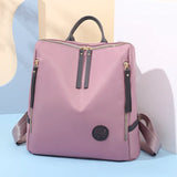 Women Waterproof Oxford School Backpack for Teenage Girls