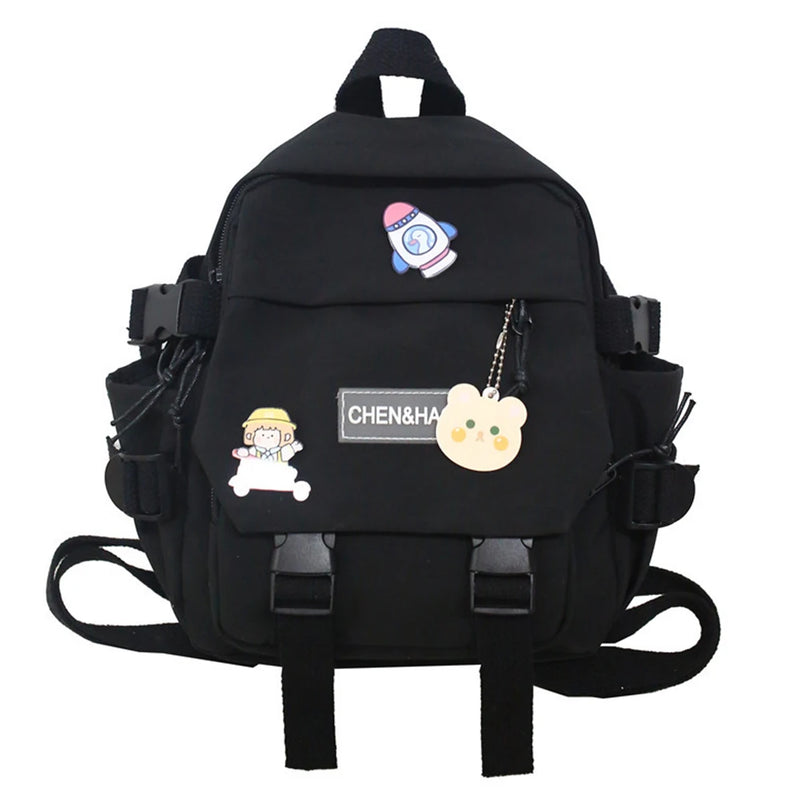 Nylon Women Backpack for Student School Bag