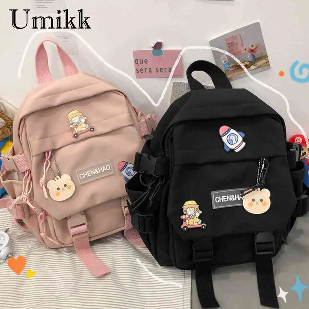 Nylon Women Backpack for Student School Bag