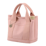 Canvas Shoulder Bag Large Beach Tote Fuzzy Kids Unisex Portable