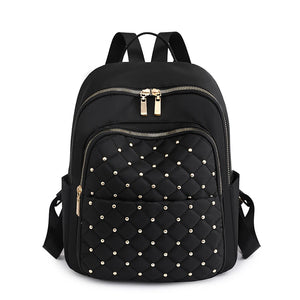 Nylon Backpack Women Big Travel Bag School Shoulder Bag