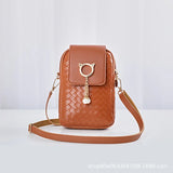 Women's PU Leather Shoulder Bag Tassel Wallet Fanny Pack