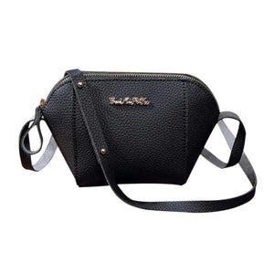 Mini Shoulder Bag Women's PU Leather Handbag Zipped Messenger Bags