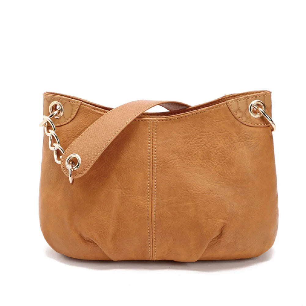 Women's PU Leather Handbag Vintage Shoulder Bag