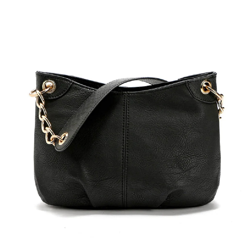 Women's PU Leather Handbag Vintage Shoulder Bag