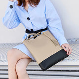 Women's High PU Leather Handbag Shopping Shoulder Bag Tote Underarm Bag