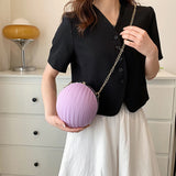 Candy Chain Shoulder Bag PU Leather Small Purse Crossbody Bag