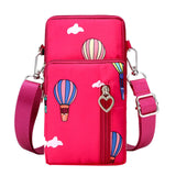 Balloon Printing Small Shoulder Bag for Women Leather Shoulder Bag