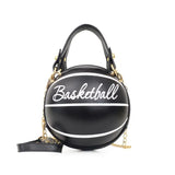 Crossbody Bag Basketball Football Shaped Acrylic Chains Hand Bag