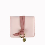 Short Wallet Two-fold Wallet with Belt Decoration