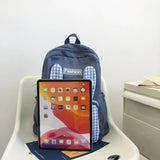 Big Student Backpack Face Rabbit Rucksack Girls School Bag