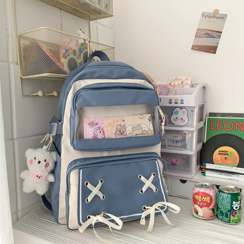 High Capacity Women Backpack Female Leisure Travel Mochila