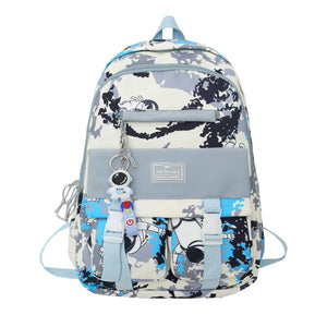 Big Student Laptop Backpack Girls School Bag Women Backpack Female Leisure