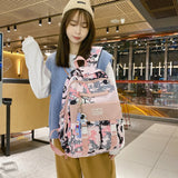 Big Student Laptop Backpack Girls School Bag Women Backpack Female Leisure