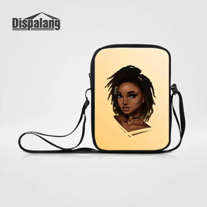 African Girl Mini Messenger Bag for Women