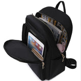Women's Oxford Shoulder Bag School Rucksack Backpack