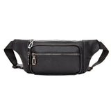 Leather Waist Pack Crossbody Phone Pouch Chest Bag