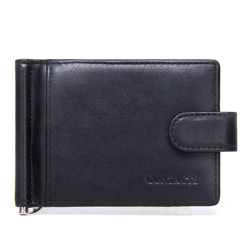 High Leather Men Wallets Hasp Mini Purse Vintage Men Wallet