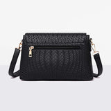 Women's PU Leather Shoulder Bag Crossbody Messenger Handbag Purse
