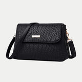 Women's PU Leather Shoulder Bag Crossbody Messenger Handbag Purse