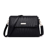 Women's PU Leather Shoulder Bag Crossbody Messenger Handbag Purse