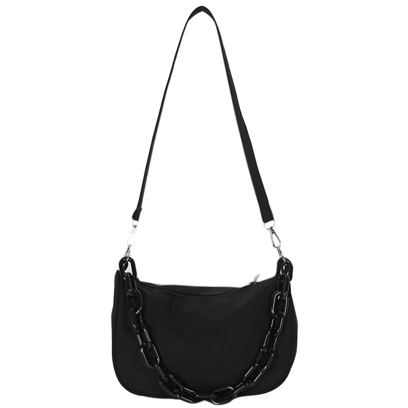 Acrylic Chain Messenger Bag for Women Girls