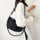Acrylic Chain Messenger Bag for Women Girls