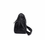 Soft Leather Shoulder Bag Small Messenger Bag for Girls