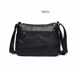 Soft Leather Shoulder Bag Small Messenger Bag for Girls